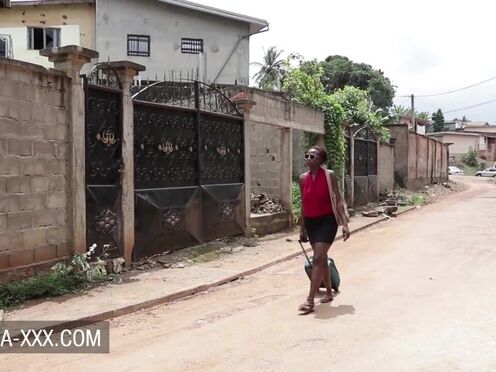 Black woman leaves hte job interview for sex