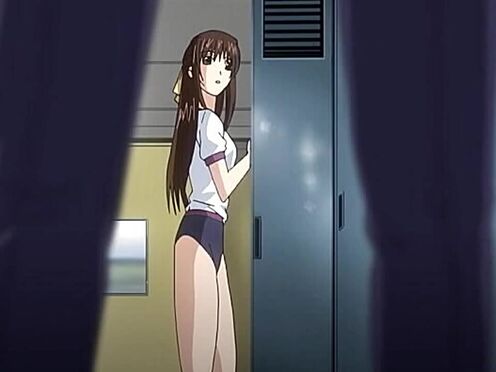 Young man fucks teen chick in bathroom - Hentai Cartoon