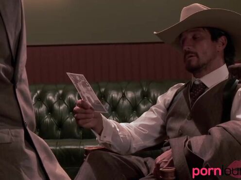 Wild west orrgy babes suck & get plowed