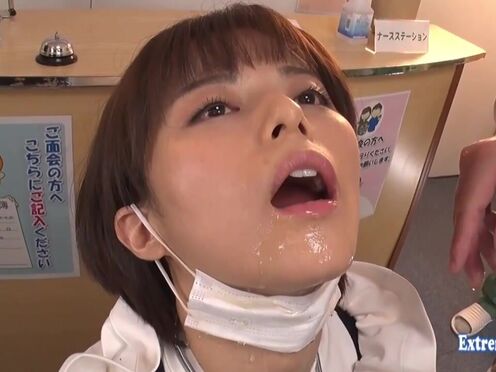 Tsukino Runa Gets Time Stoped Drinks Pis