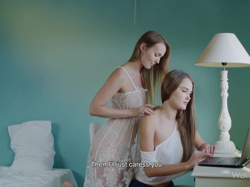 Two amazing girls Sia Siberia & Sonya Blaze playing with each other's cunts