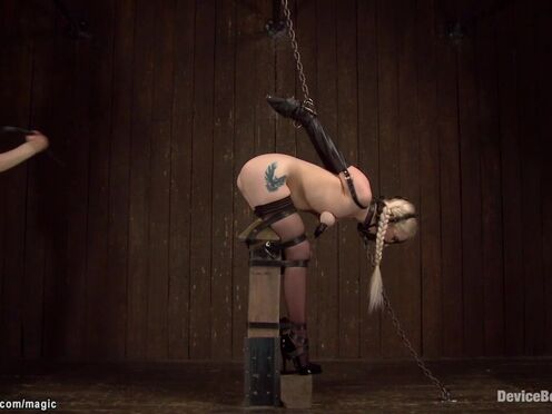 Lezdom torments blonde & black