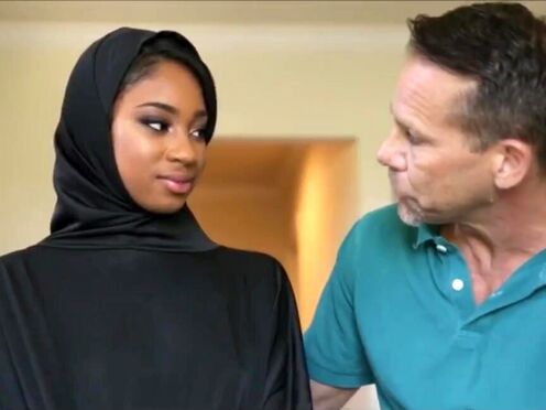 Virgin ebony muslim teen has sex with white american man to avoid travel ban