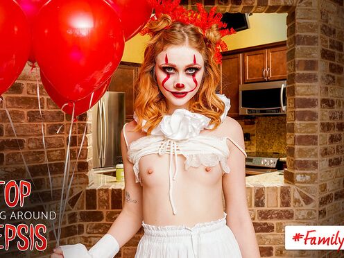Stop Clowning Around Step Sister! - HALLOWEEN edition