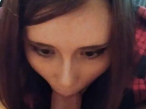 Russian teen doing homework after school