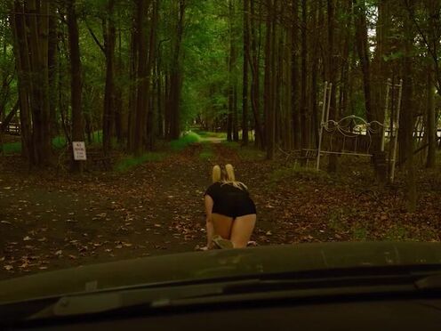 19 year old drink piss in the woods & crawls