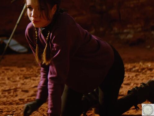 Filthy rimjob, piss, & spit for bondage sluts