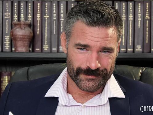 Job interview turns Into a desktop blowjob before the boss fucks her shaved puss