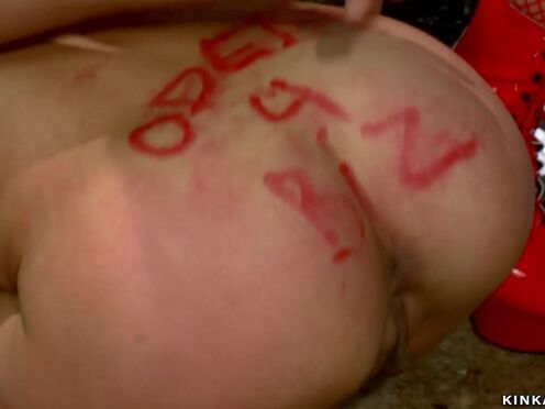 Nurse in latex anal fucks Red Riding