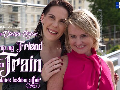 Two mature friends have a naughty lesbian affair at home