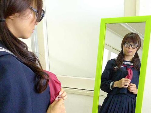 Azusa Misaki in uniform ravaged at school