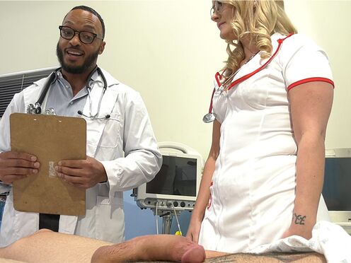 BIPHORIA Amazingly hot blonde nurse & muscular doctor helps patient - Lisey Sweet, Johnny Hill, Dillon Diaz