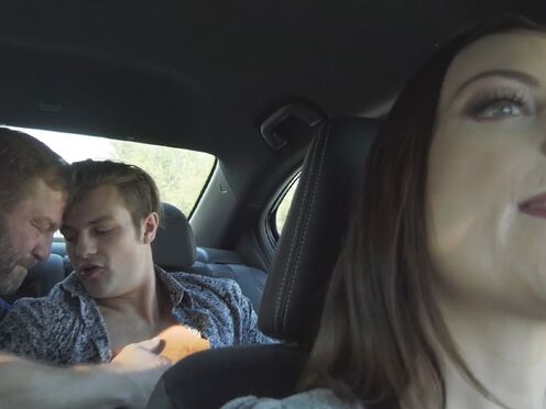 BIPHORIA Hitchiking dicks land at her fuckfest home - Sovereign Syre, Colby Jansen, Charlie Patterson