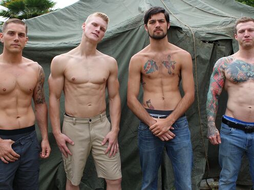 NEXTDOOR STUDIOS Foursome happiness for Blake Effortly, Leeroy Jones, Mike Johnson,Mike OBrian