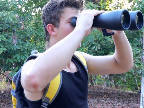 NEXTDOOR STUDIOS Hiker voyeuring on a gay man