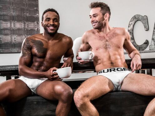 ICON MALE Cafeteria fuck by Max Adonis, Pheonix Fellington