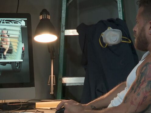 Gay Man Jerking His Shaft During Voyeuring