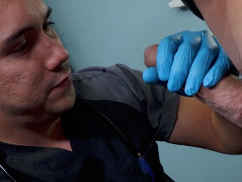 PRIDE STUDIOS Doc's appointment for cock checkup - Alexander Garrett, Adrian Suarez