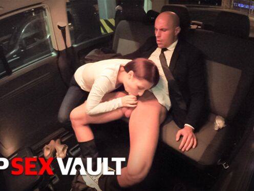 VipSexVault – Cabbie George Uhl fucks brunette Russian Nataly Gold in his car