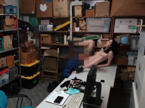 Moaning for Both Pleasure & Pain as Officer Drills Ivy