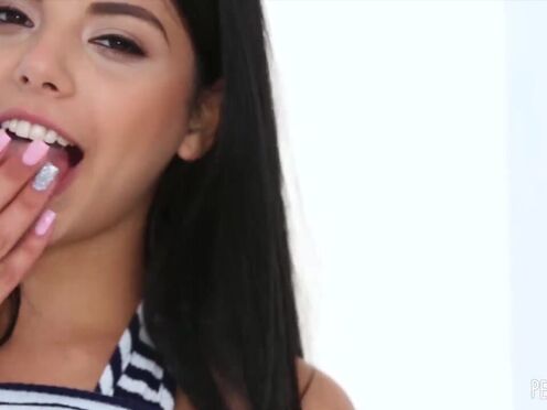 Gina Valentina bends over to receive some firm dick
