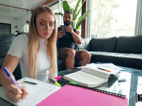 MOFOS Ultra hot study session with Scarlet Chase