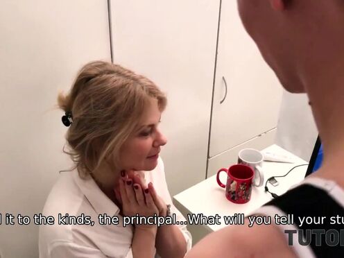 TUTOR4K. Guy set cameras & was right because they helped him fuck professor