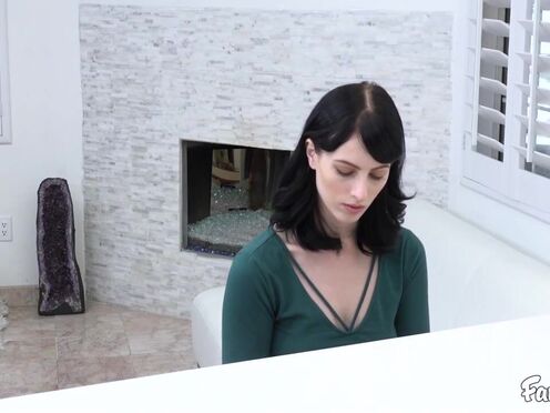 Thrilling brunette Alex Harper gets screwed by her stepdaddy