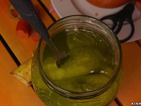 BBW femdoms wax bound man