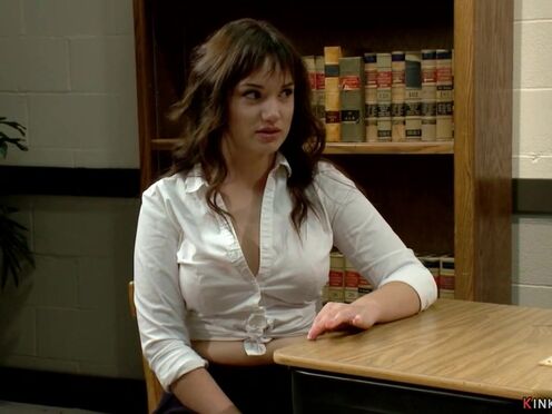 Big Titted STEPMOM teacher whips schoolgirl