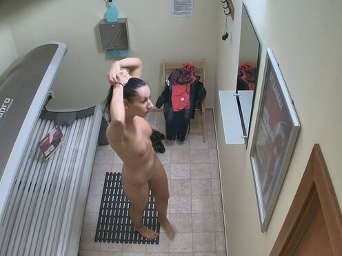 First Hidden Cam in PUBLIC SOLARIUM Worldwide