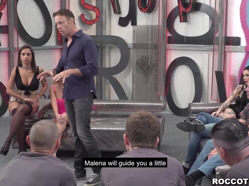 Amateur guys trained in Rocco Siffredi's hard academy!