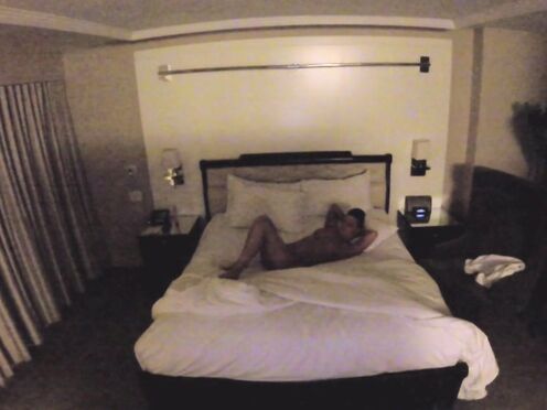 Jezebelle Bond fools around naked in a hotel room