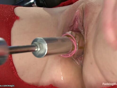 Redhead hot girl machine anal fucked