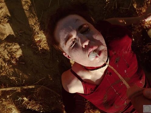 Cum in eyes, piss in mouth