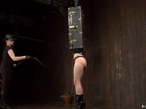 Master & mistress torment bound tart