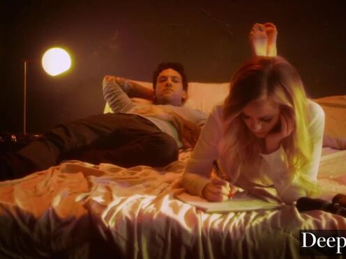 Blonde girl Addie Andrews is fucking with police officer