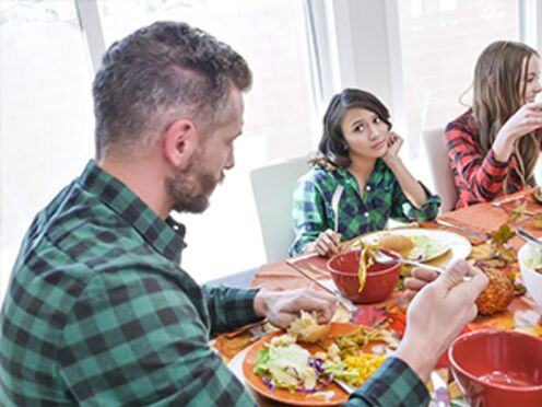 Asian cutie is fucking with BESTFRIEND's lustful dady