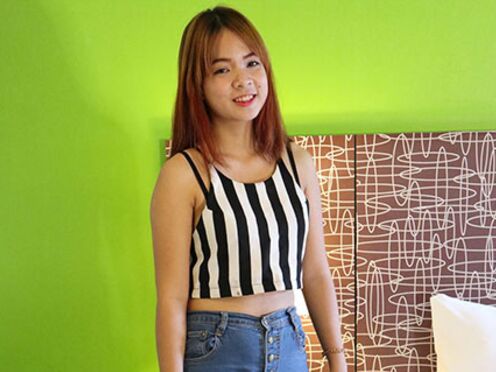 Ginger Asian girl Muai gets all creamy on that shaft