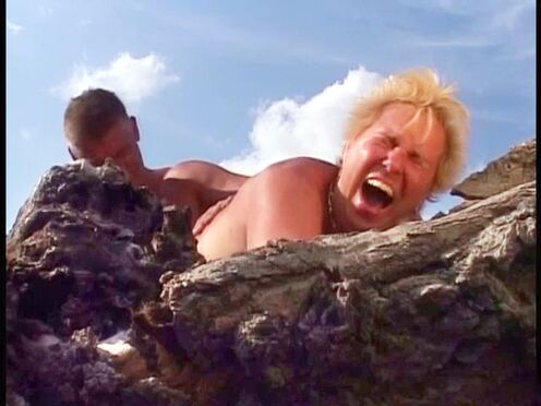 Painful Ass Fucking With German Gilf