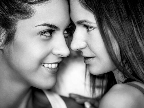 Spanish Carolina Abril & her Ukrainian GF