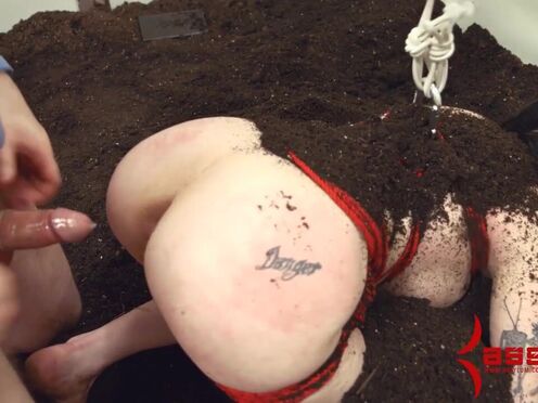 Degrading ass fucking burial for strung out teen
