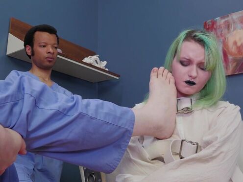 Crazy for BDSM ass pumping babe gets enema