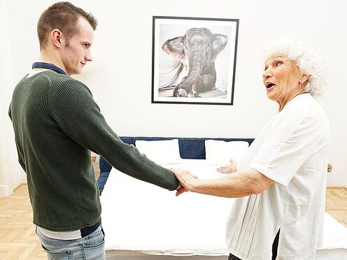 Granny gets her unshaved cunt thumped by young toyboy