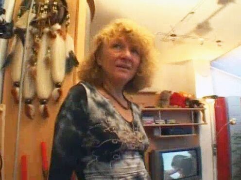 German Grandma Turns Into Bitch In Her Home