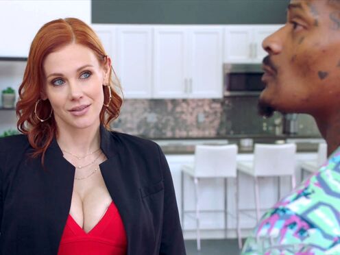 Pretty MOMMY Maitland Ward enjoys a well hung Ebony DUDE to perfection
