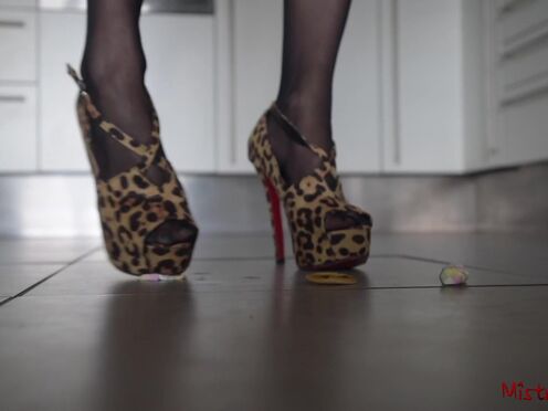 Devoted slave worships mistress heels (P-O-V)