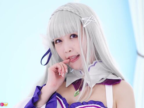 Angel like Ria Kurumi teases us