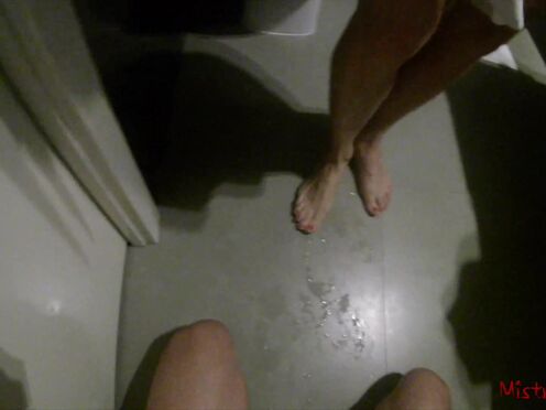 Real-life femdom feet worship (P-O-V)