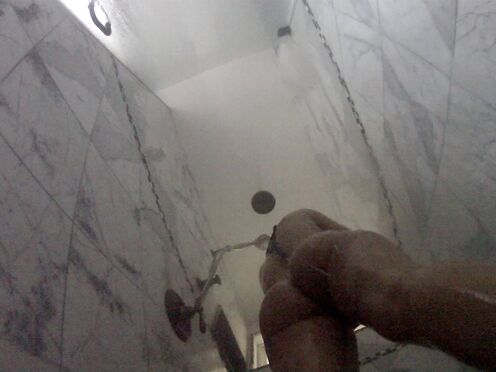 London Keyes Takes A Hidden Camera Shower